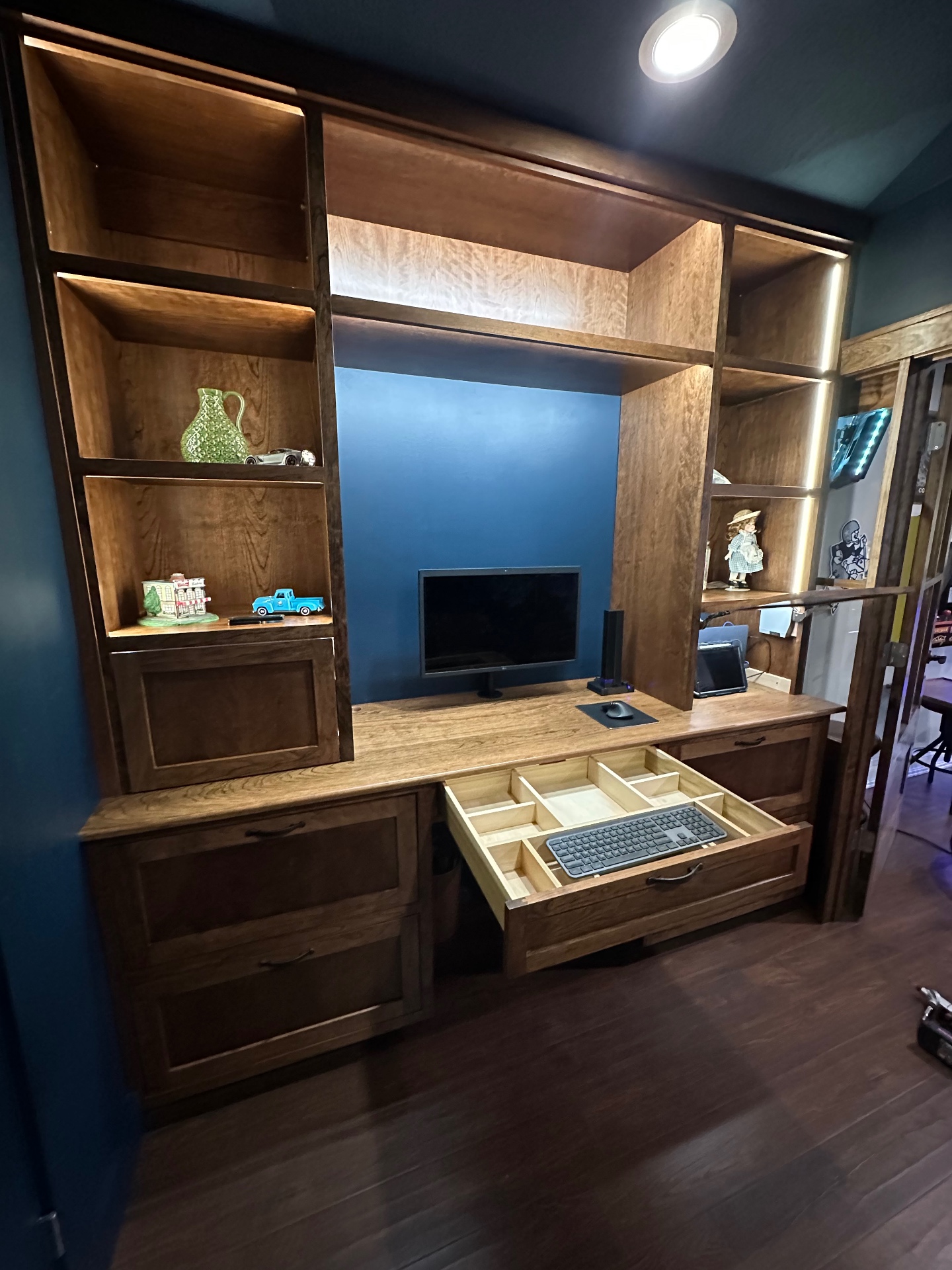 Home Office Feature Wall